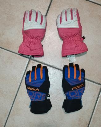 guanti neve bambino e bambina 