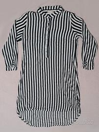 camicia lunga a strisce