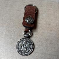 Vintage Fleur de Lis porta chiavi