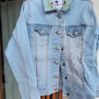 Giubbino di jeans bambina