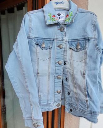 Giubbino di jeans bambina