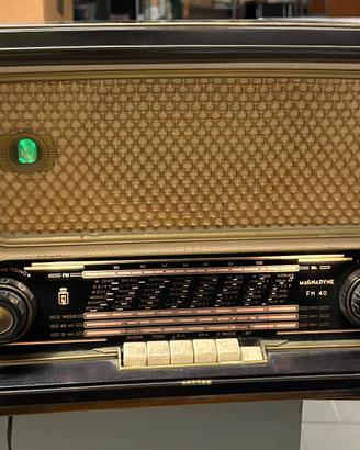 Radio d'epoca Magnadyne FM 40 - Funzionante