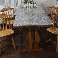 Tavolo rettangolare con 6 sedie