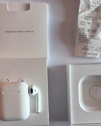 Apple AirPods 2 Gen con Custodia di Ricarica+Cover