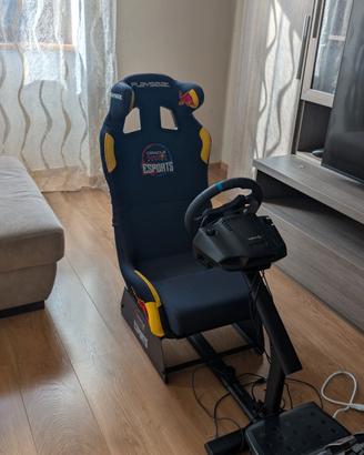 Playseat Red bull con Logitech g29