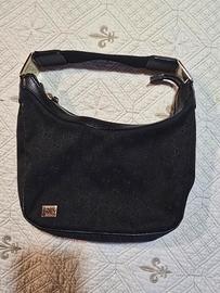 borsa Gucci Charmy Hobo in tela GG nera