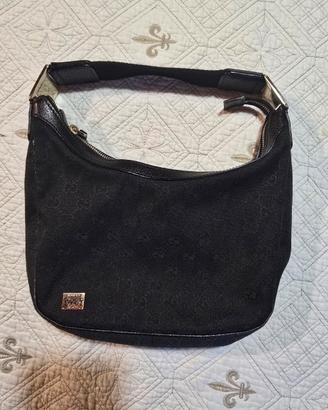 borsa Gucci Charmy Hobo in tela GG nera