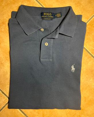 Polo Ralph Lauren Custom Slim Fit Blu - Come Nuova