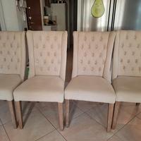  4 sedie imbottite
