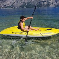 Kayak 2 posti rigido giallo