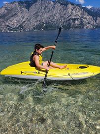 Kayak 2 posti rigido giallo