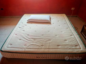 Materasso matrimoniale bio naturale KIPLI con rete