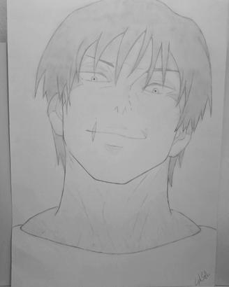 Disegno Originale di Toji Fushiguro