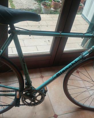 Bicicletta bianchi da corsa vintage