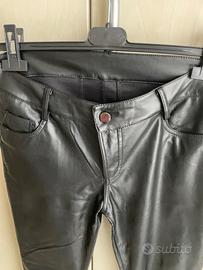 Pantaloni donna in similpelle
