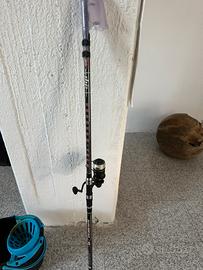 Canna in carbonio, pronto pesca