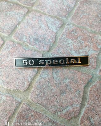 targhetta vespa 50 special 