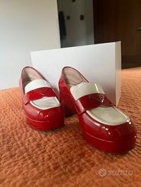 Mocassino rosso Prad