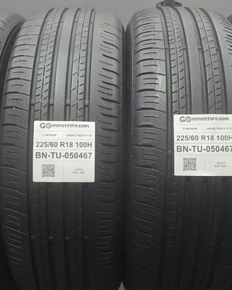 4 Pneumatici 225/60 R18 Dunlop Grandtreck Pt30