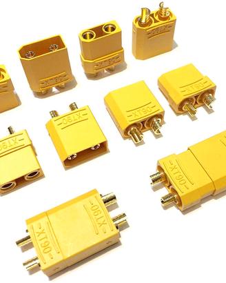 5 Paia Connettori XT90 Maschio/Femmina Placcati RC