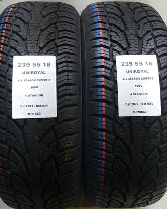2 GOMME 235 55 18 UNIROYAL BR1863