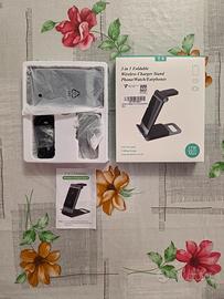 Caricabatterie Wireless 3 in 1 per Samsung