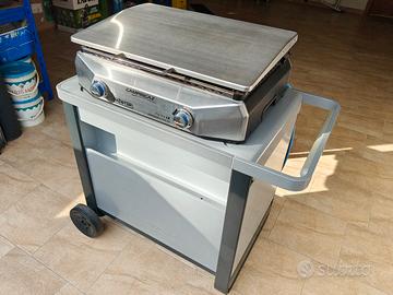 Piastra a gas Campingaz Master LX con carrello