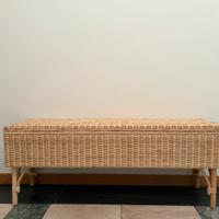 Panca con contenitore rattan IKEA