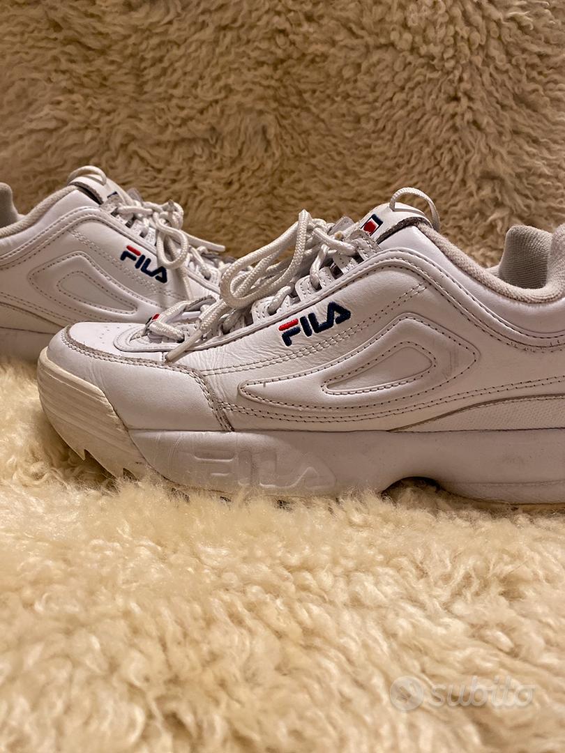 Fila cheap bianche basse