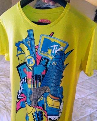 T-shirt ZARA x MTV 2019 Edition, tg M 