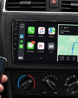 Autoradio android tablet 9”