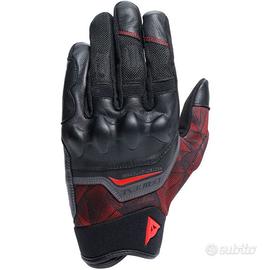 Guanti Moto Uomo Dainese ERMEX Nero/Rosso Lava