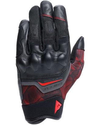 Guanti Moto Uomo Dainese ERMEX Nero/Rosso Lava
