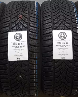 4 GOMME 225 45 17 DUNLOP A64558