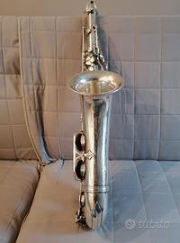 Sax tenore Selmer Mark VI argentato 