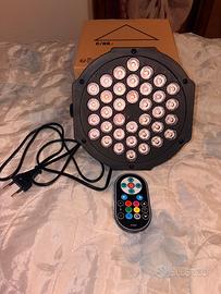 Stage Light 36 LED con Telecomando
