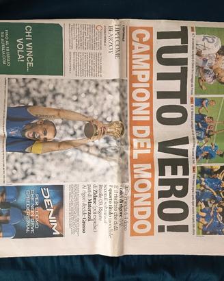 Gazzetta dello sport Cmpioni del mondo 2006