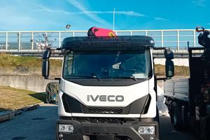 IVECO EUROCARGO 180E32 P, GRU PALFINGER PK 18502 S