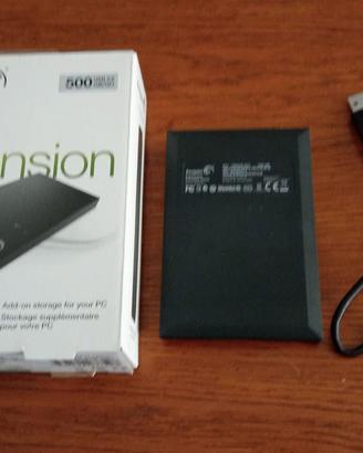 Hard Disk esterno 500GB marca Seagate