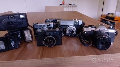 Lotto di machine fotografiche vintage