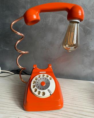 Lampada telefono arancione