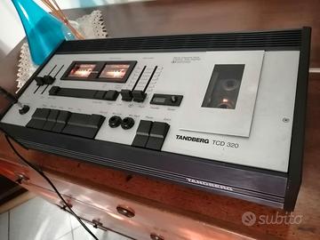 Piastra Tandberg TCD 320 anni 80, vintage PERFETTA