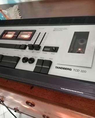Piastra Tandberg TCD 320 anni 80, vintage PERFETTA
