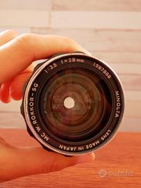 Minolta MD Mc W.Rokkor-sg 28mm F3.5
