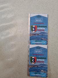 Biglietti Scudetto Napoli anm e eav