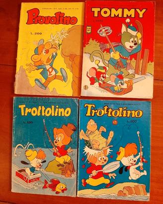TROTTOLINO/TOMMY/PROVOLINO Lotto di 4. 1972-1984