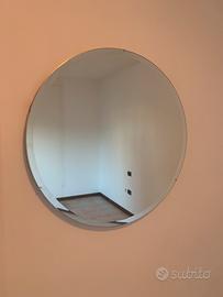 Specchio tondo a filo lucido - Diametro 70 cm