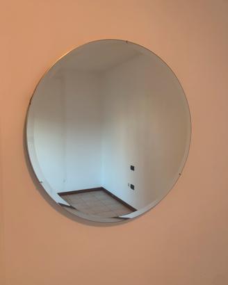 Specchio tondo a filo lucido - Diametro 70 cm