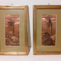 Francesco Bertini - 2 Dipinti a olio su rame