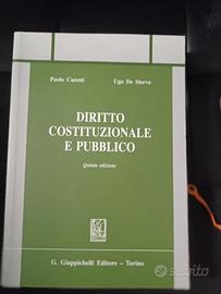 Diritto Costituzionale e pubblico